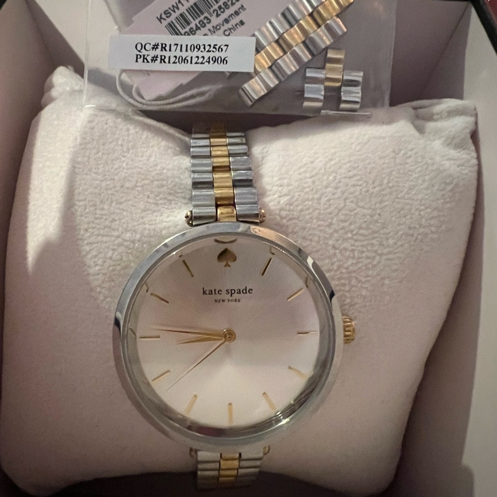 Kate Spade Two-Tone Gold and Silver Watch